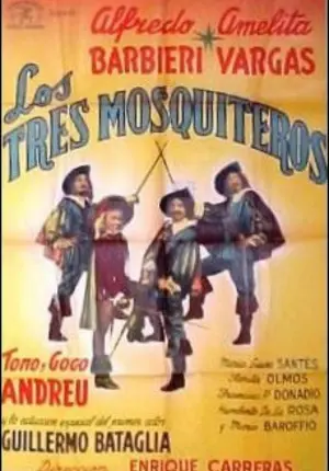 carátula de cine de Los tres mosquiteros