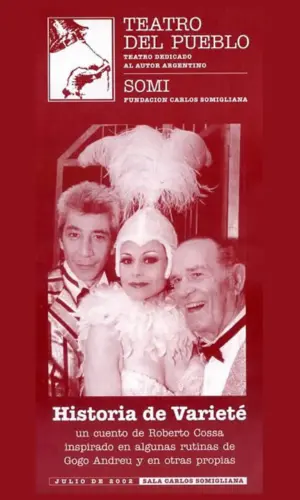 tapa de obra de teatro Historia de Variété